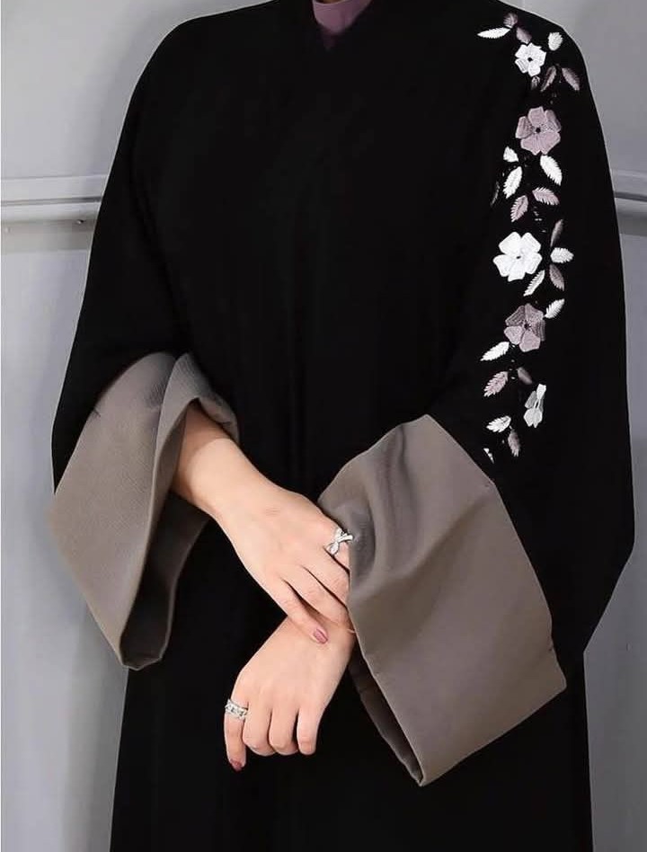 Dubai Cherry Sunnah Borka with Hijab